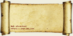 Anđelija Vranjković vizit kartica